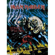 vlajka Iron Maiden - Number Of The Beast, HEART ROCK, Iron Maiden